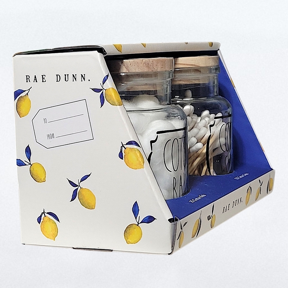 Rae Dunn Cotton Ball and Swab Gift Set - Picture 5 of 6